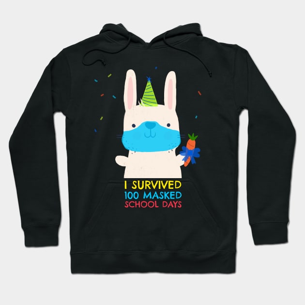 I survived 100 masked school days Hoodie by G-DesignerXxX